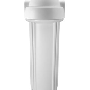 White filter housing